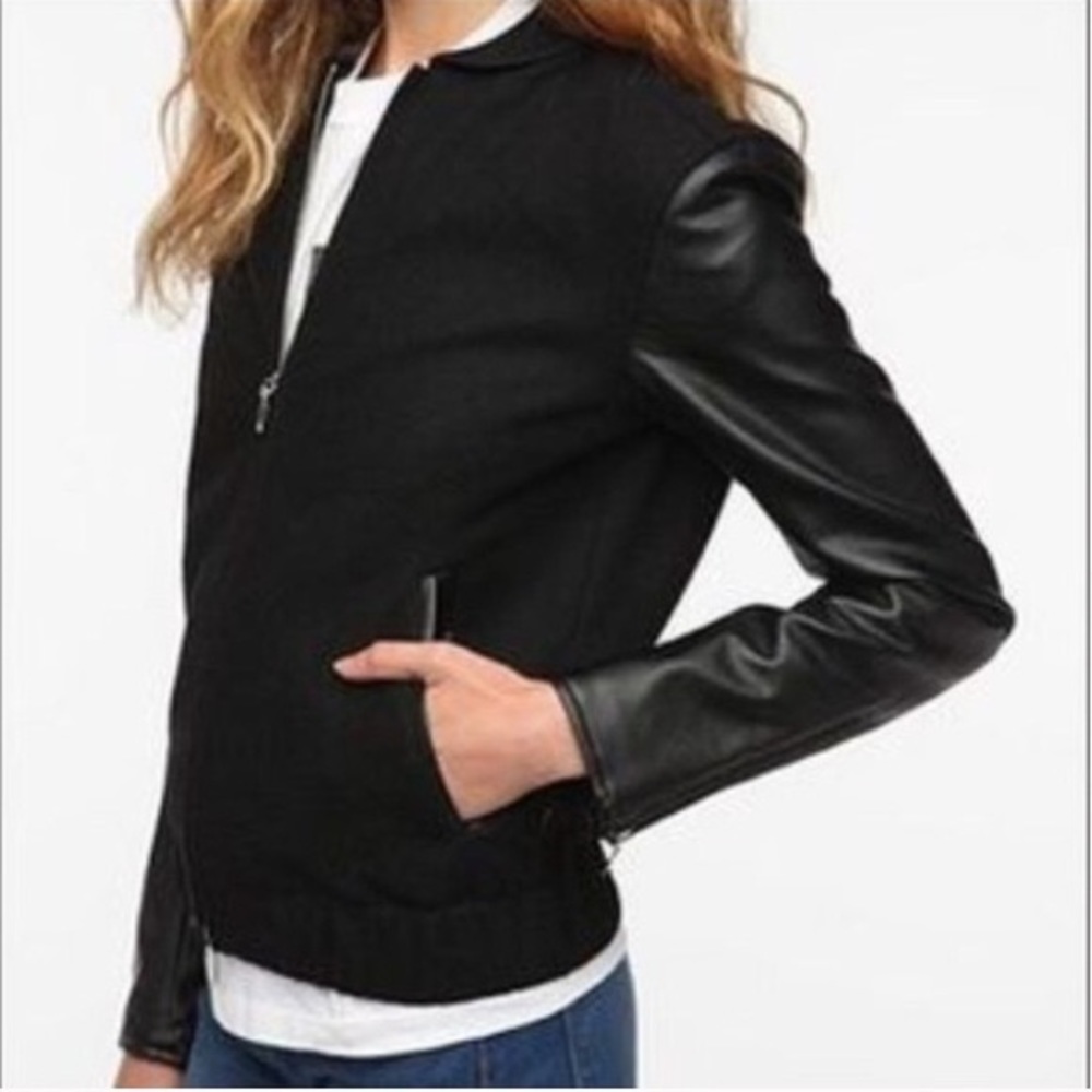 Moto Varsity Bomber Jacket